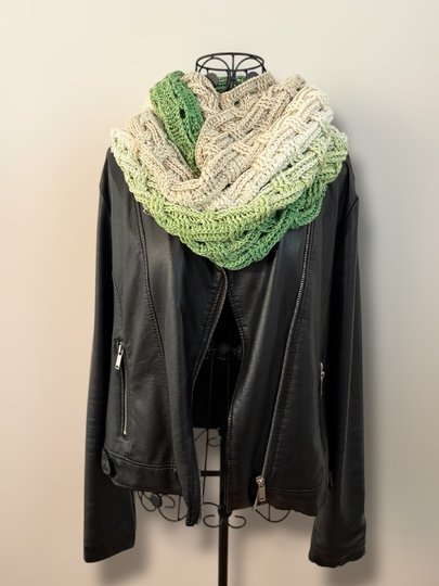 Crochet Pattern Lood Scarf "Diogeneia"