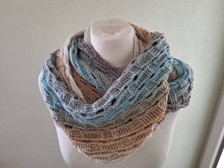 Crochet Pattern Lood Scarf "Diogeneia"