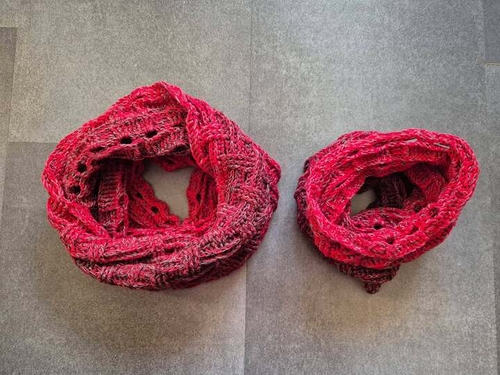 Crochet Pattern Lood Scarf "Diogeneia"