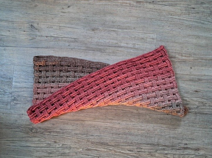 Crochet Pattern Lood Scarf "Diogeneia"