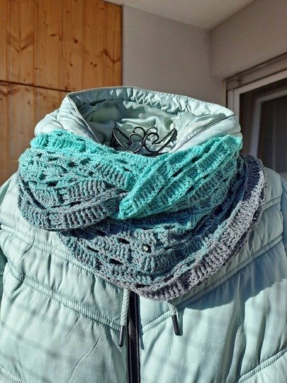 Crochet Pattern Lood Scarf "Diogeneia"