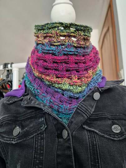 Crochet Pattern Lood Scarf "Diogeneia"