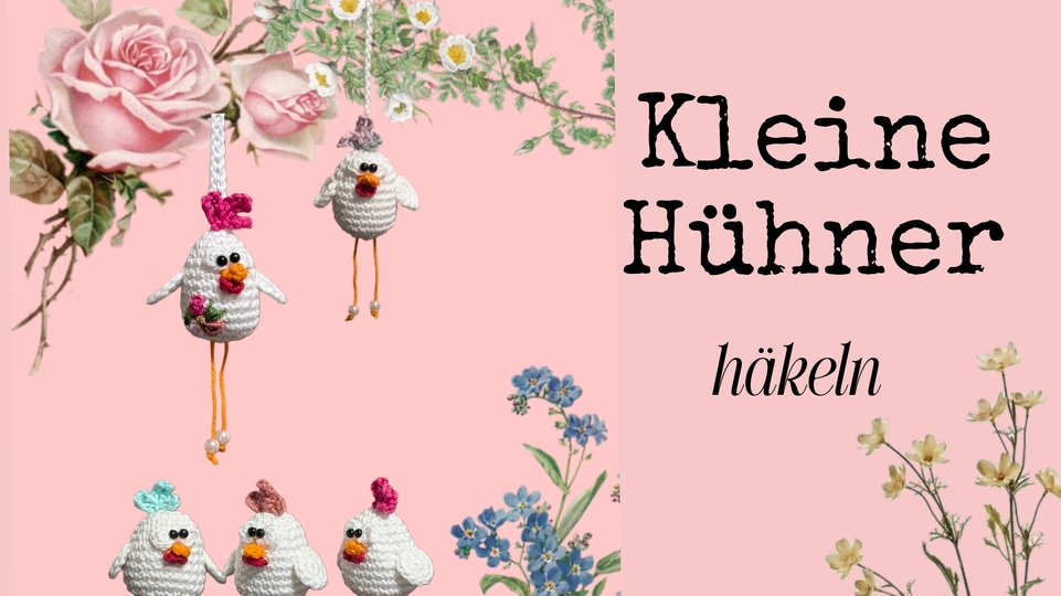 Kleine Hühner – Kantenhocker & Anhänger 