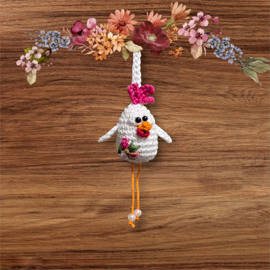 Kleine Hühner – Kantenhocker & Anhänger 