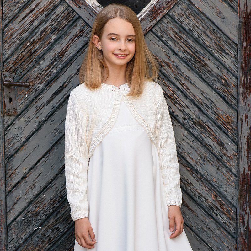 Strickanleitung Kinderjacke "Seidenglanz & Make It Blümchen" 766056