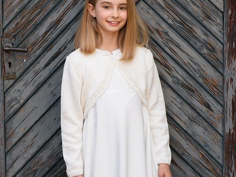 Strickanleitung Kinderjacke "Seidenglanz & Make It Blümchen" 766056