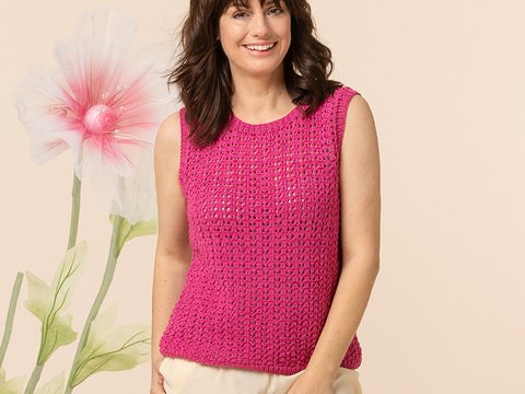 Stricknadel Damentop "Piazza" 766132