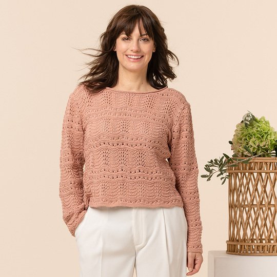 Strickanleitung Damenpullover "Macau" 766133