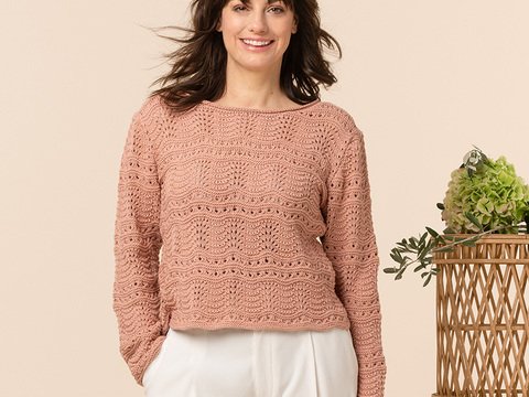 Strickanleitung Damenpullover "Macau" 766133
