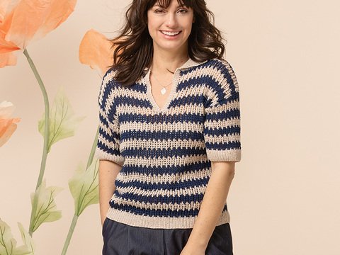 Strickanleitung Damenshirt "Amazonas" 766134
