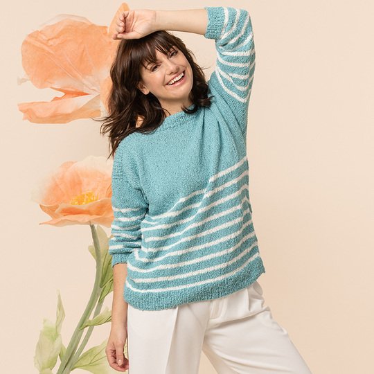 Strickanleitung Damenpullover "Larisa" 766136