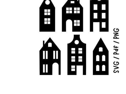 Plotterdatei Häuser