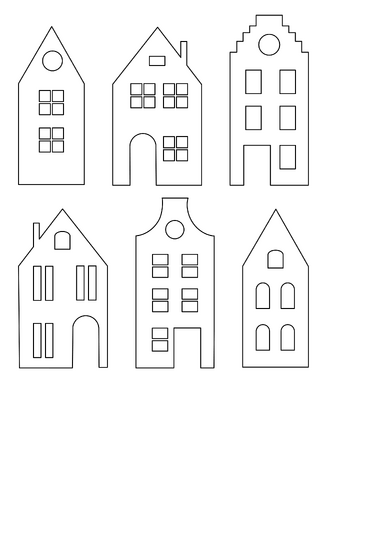 Plotterdatei Häuser