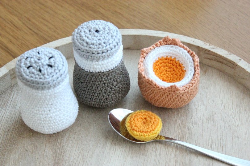 Häkelanleitung "Frühstücksei im Becher"