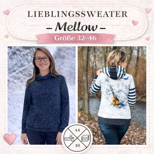 Lieblingssweater Mellow für Damen Größe 32-46