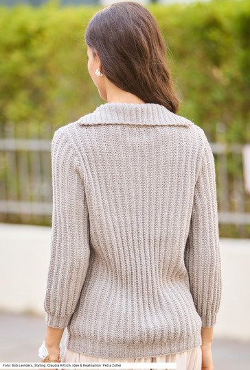 Pulli mit Polokragen