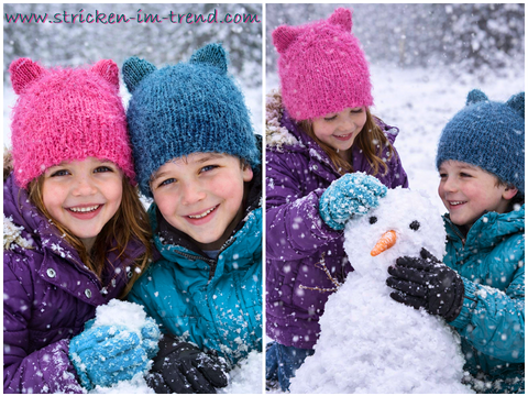 Knitting Pattern for Children’s Hat with Ears | KidsChic #1