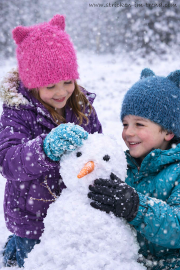 Knitting Pattern for Children’s Hat with Ears | KidsChic #1