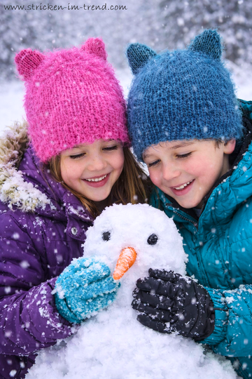 Knitting Pattern for Children’s Hat with Ears | KidsChic #1