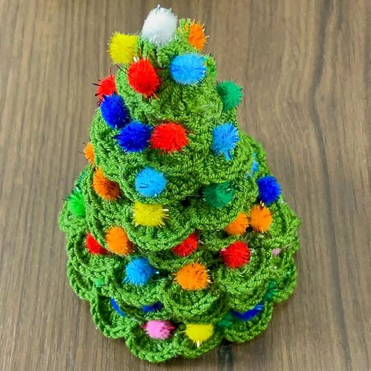 Pom Pom Christmas Tree Crochet Pattern (PDF)
