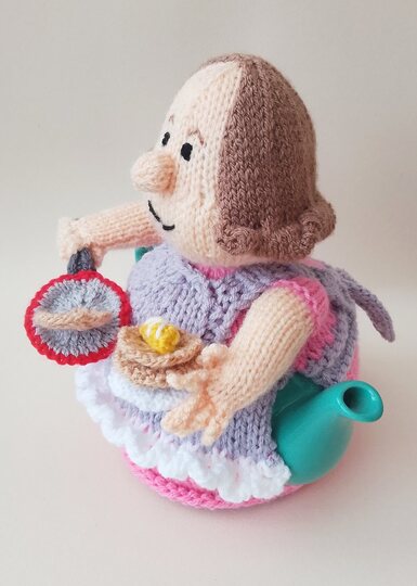 TeaCosyFolk's Pancake Day Lady Tea Cosy Knitting Pattern