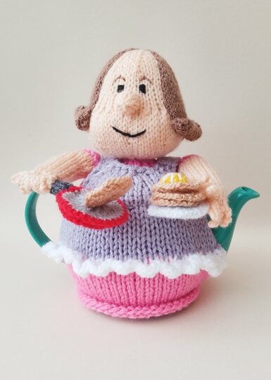 TeaCosyFolk's Pancake Day Lady Tea Cosy Knitting Pattern