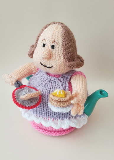 TeaCosyFolk's Pancake Day Lady Tea Cosy Knitting Pattern