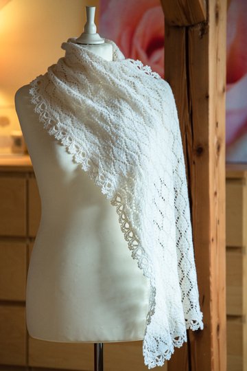 AMELIE Stola Schal Tuch Spitzentuch