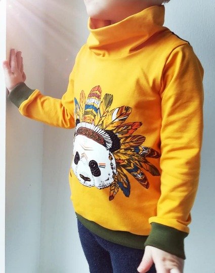 Babyshirt miniLoo mit Loopkragen Gr. 50-92