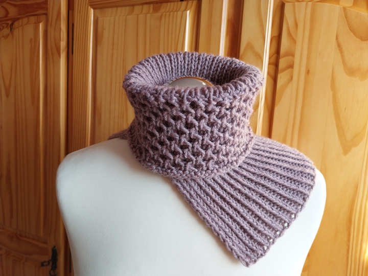 Strickanleitung für Kragenschal "Nordic Winter" 2-in-1