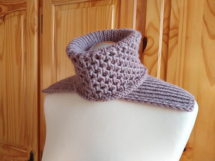 Strickanleitung für Kragenschal "Nordic Winter" 2-in-1