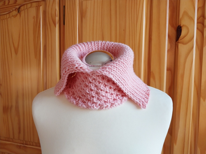 Strickanleitung für Kragenschal "Nordic Winter" 2-in-1