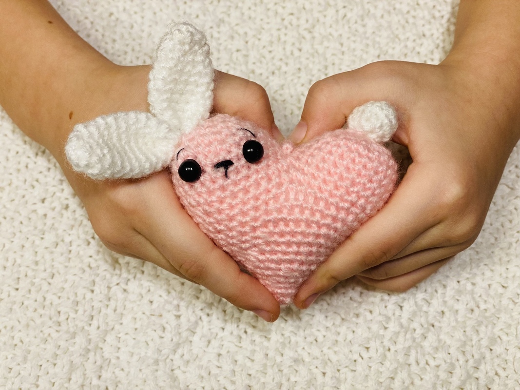 Hasenherz-Schlüsselanhänger