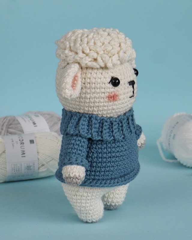 Häkelanleitung Schäfchen Wolle - Bild 2