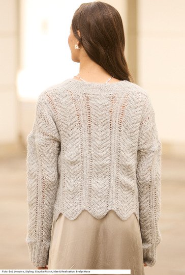 Pulli mit Zackenmuster