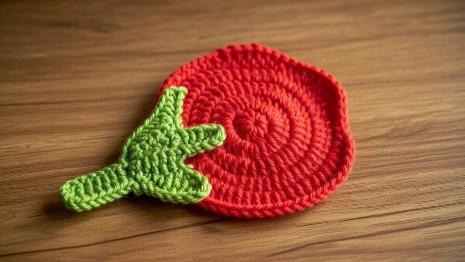 Crochet Tulip Flower Coaster Pattern | PDF + Video Tutorial