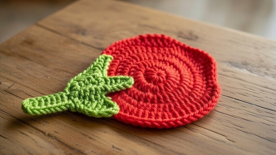 Crochet Tulip Flower Coaster Pattern | PDF + Video Tutorial