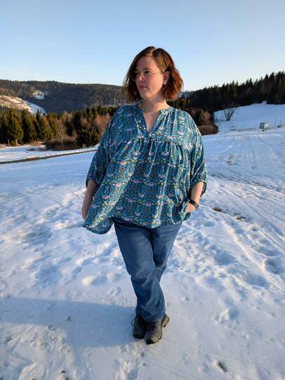 Schnittmuster Bluse Leicht scharf gewürzt Gr. 32 - 62 Damen