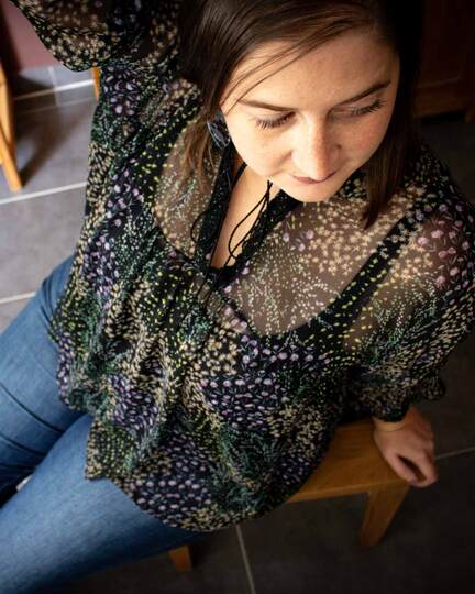 Schnittmuster Bluse Leicht scharf gewürzt Gr. 32 - 62 Damen