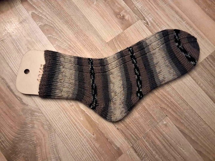 Sockenjahr 2026 - Fixe Quickie Ferse Januar - Top Down 6-fach, Gr.34-47