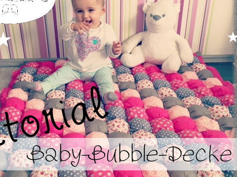 Tutorial Baby-Bubble-Decke Anleitung - ohne Schnittmuster, Kinderleicht