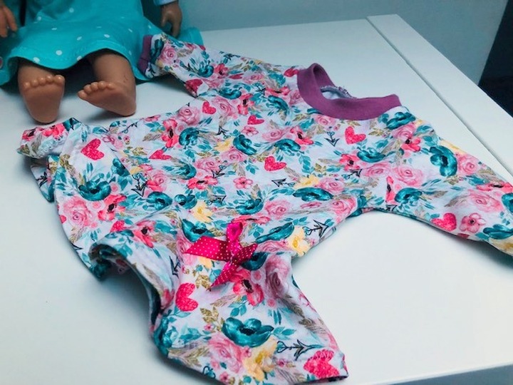 Drehkleid Marlene für Puppen Gr. 31-50 cm