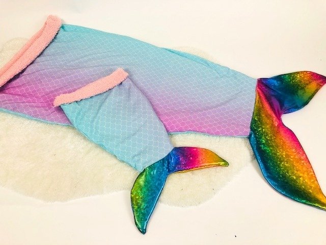 mermaid dreams Meerjungfrauen-Flosse Decke verschiedene Größen