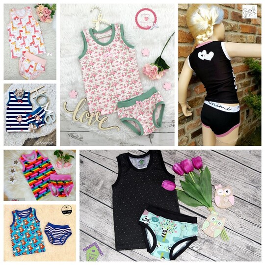 Hemdchen & Büxchen Unterwäsche Set Kinder 80-128