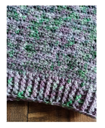 Häkelanleitung Decke / Babydecke 90x70cm