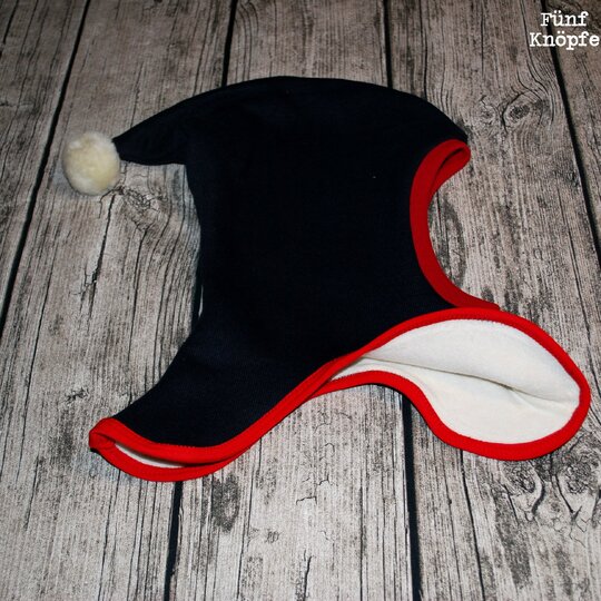 Schlupfmütze Oskar mit Öhrchen KU 38 - 55