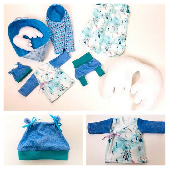 Engelinchen miniklein Set für Frühchen + Sternchen 36-50