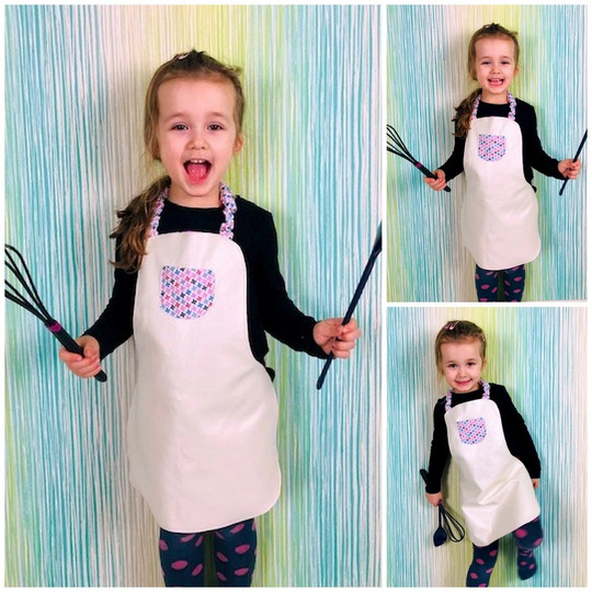 Backschürze Kochschürze für Kinder 3 Größen