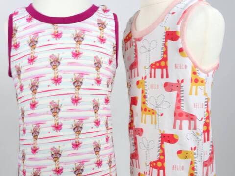 Hemdchen für Kinder 80-128 Unterhemd