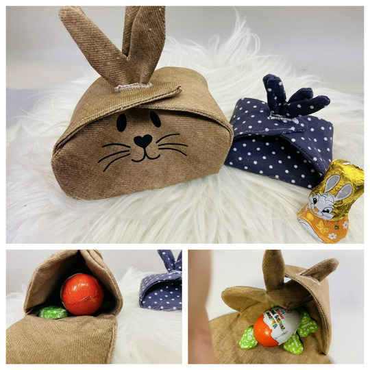 Häschenverpackung in 2 Größen Ostern Hase Kaninchen
